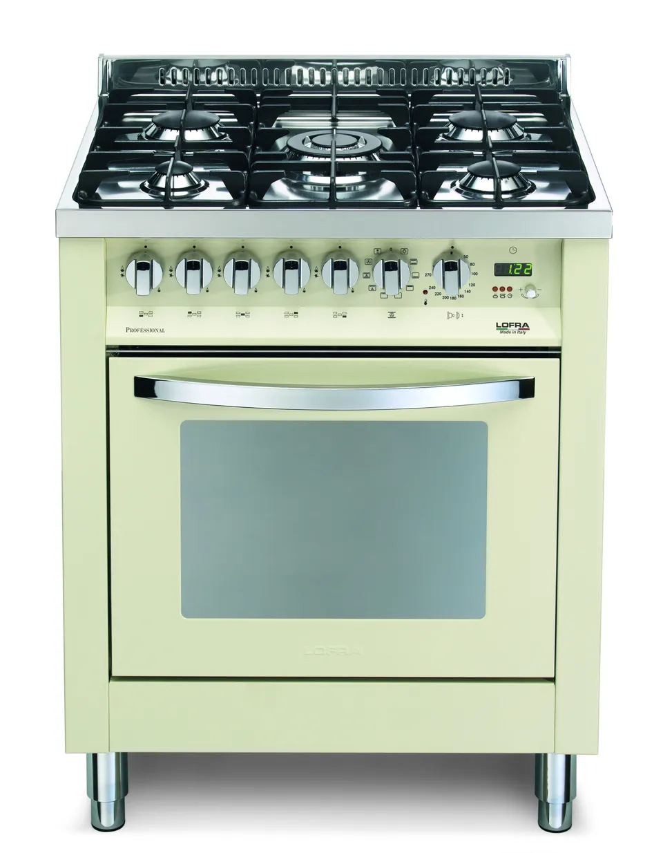 lofra-rainbow-pbi76mft-c-cuisini-re-gaz-ivoire-inox-70-cm image 1
