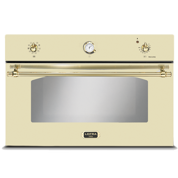 lofra-dolcevita-frbi99ee-four-lectrique-90-cm-ivoire-laiton image 1