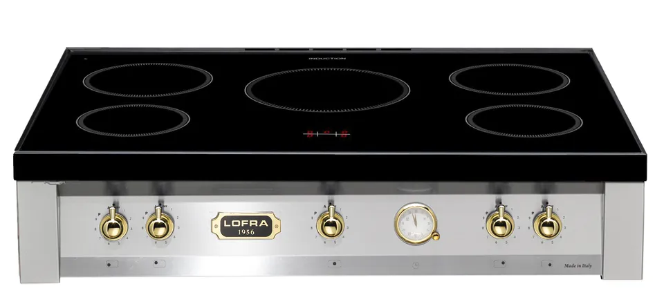 lofra-dolcevita-trs96-5i-plaque-induction-inox-laiton-90-cm image 1