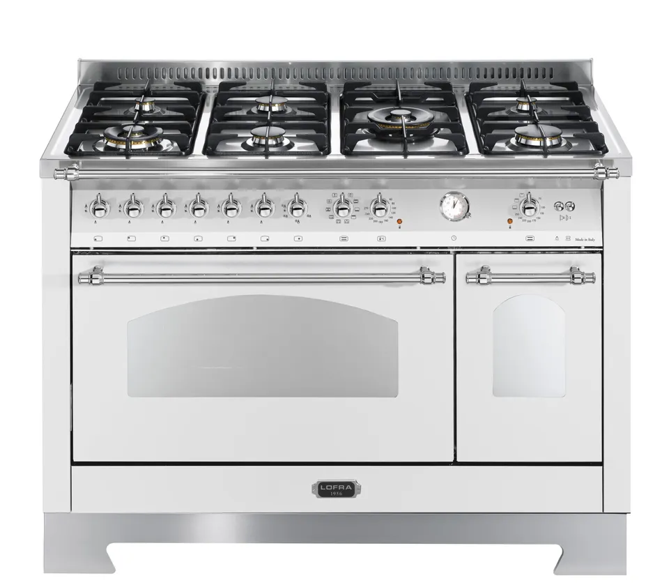 lofra-dolcevita-rbpd126mft-e-cuisini-re-blanc-perle-chrome-120-cm image 1