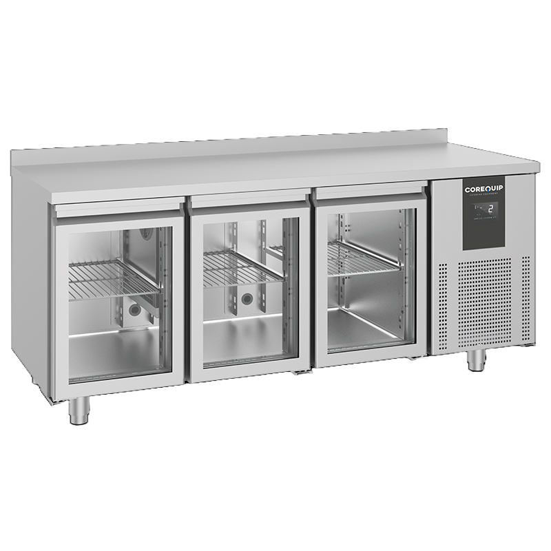 corequip-fr-o-mrvgnf-18003-table-r-frig-r-e-3-portes-vitr-es-inox image 1