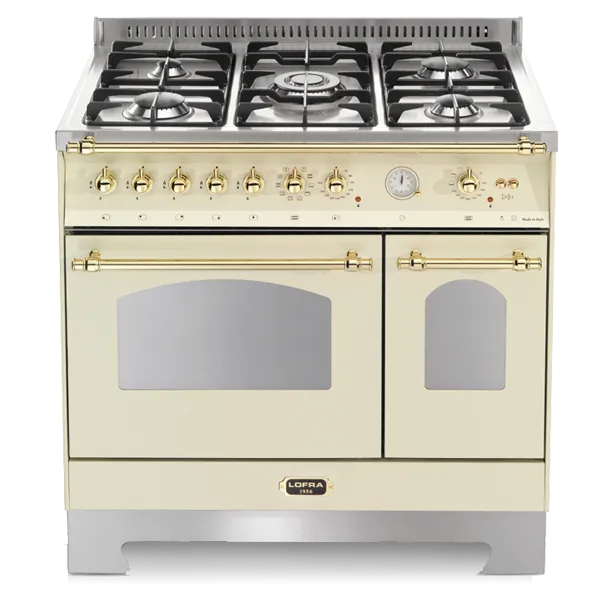 lofra-dolcevita-rbid96mfte-ci-cuisini-re-ivoire-laiton-90-cm image 1