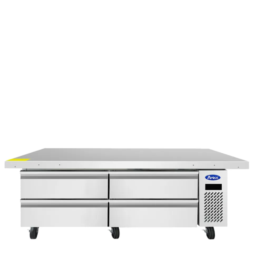 atosa-mgf8464gr-soubassement-cong-lateur-2-tiroirs-inox image 1