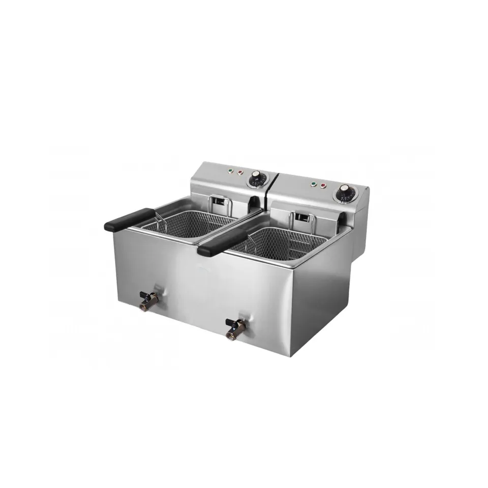 horekus-cocina-f88fc-friteuse-double-8-8l-robinet image 1