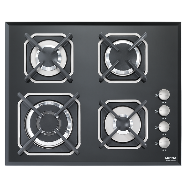lofra-hgn6h0-table-de-cuisson-verre-noir-3-feux-gaz-60-cm image 1