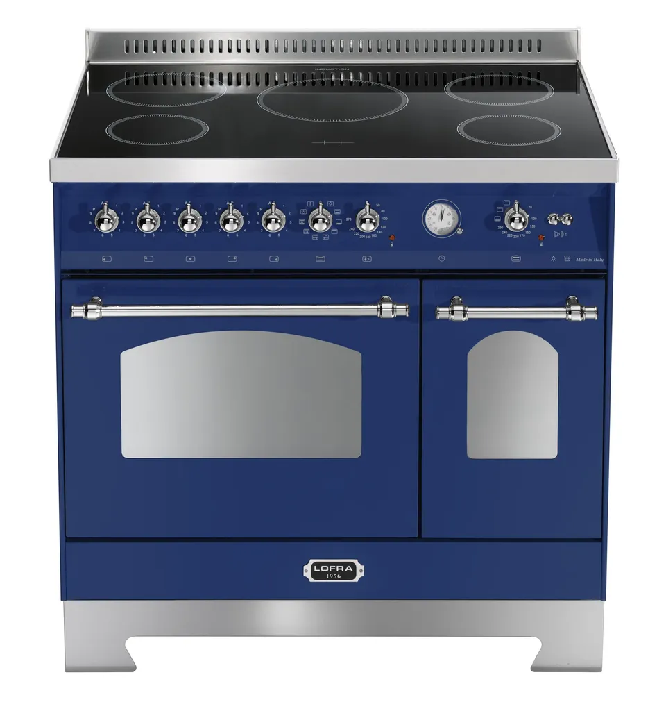 lofra-dolcevita-rbld96mfte-5i-cuisini-re-induction-bleu-chrome image 1