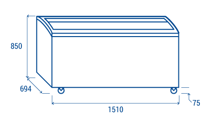 cool-head-freezer-cg-509a-cong-lateur-coffre-500-l-vitr image 7