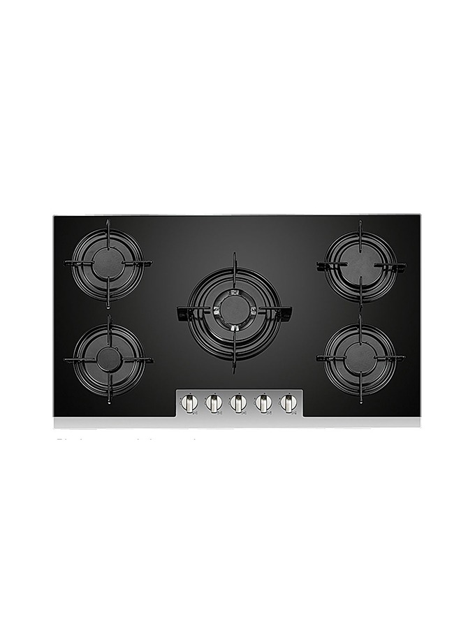 campomatic-hobs-cm95bgcis-plaque-de-cuisson-gaz-5-feux-noir image 1