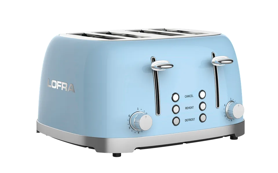 lofra-italb46e-1-grille-pain-4-tranches-bleu-clair-6-niveaux image 1