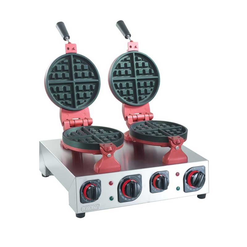 corequip-cuisson-gaufrier-double-rond-1-3-kw-t-flon image 1