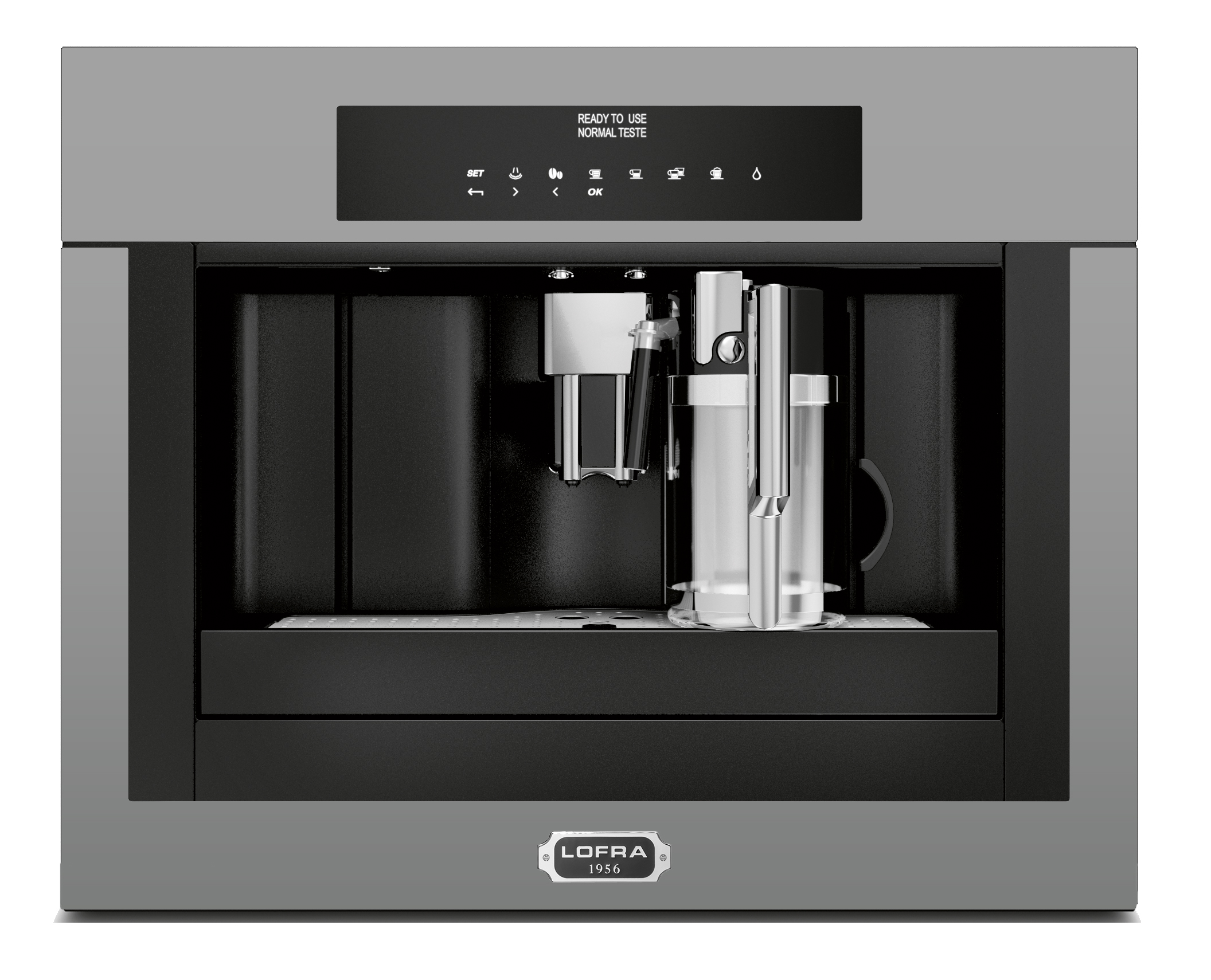 lofra-ybrs66t-machine-caf-encastrable-inox-broyeur-8-prog image 1