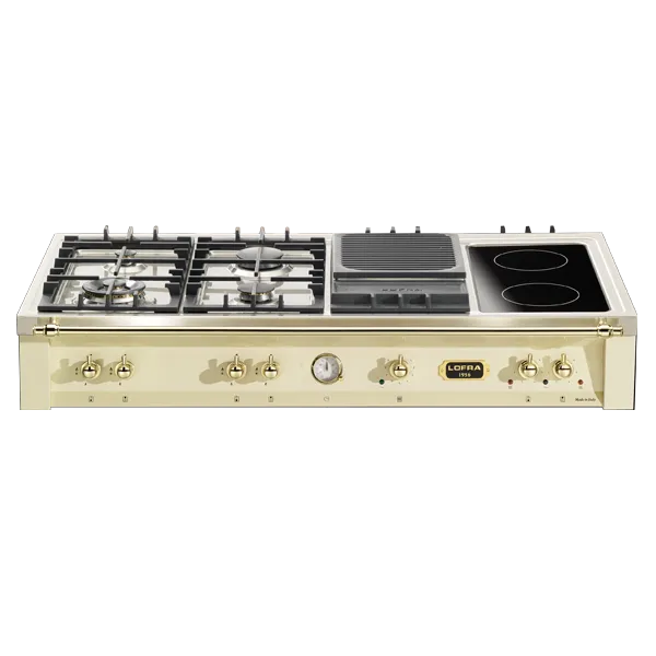 lofra-dolcevita-trbi126-4bc-table-ivoire-laiton-bbq-vitro image 1