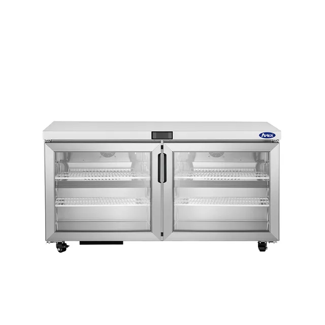 atosa-auf60gd-cong-lateur-sous-comptoir-porte-vitr-e-inox image 1