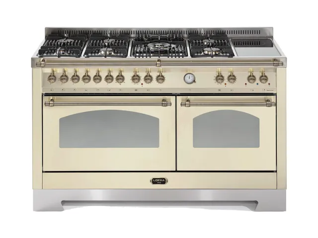 lofra-dolcevita-rbid156mft-mft-cuisini-re-gaz-ivoire-bronze image 1