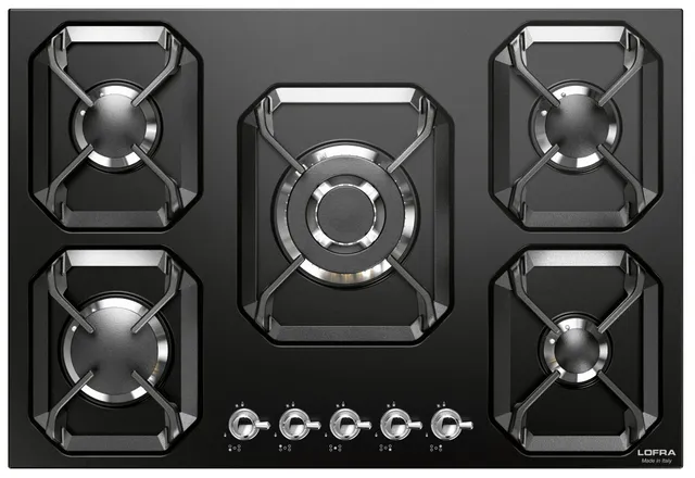 lofra-dolcevita-hrnm7a0-plaque-gaz-70-cm-chrome image 1