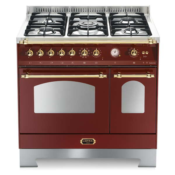 lofra-rrd96mfte-ci-cuisini-re-90-cm-rouge-5-feux-101-l image 1