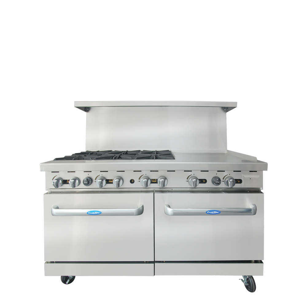 atosa-cookrite-agr-6b24gr-piano-gaz-6-feux-plancha-24-four image 1