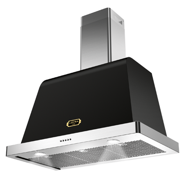 lofra-dolcevita-120-hotte-noir-mat-laiton-120-cm image 1