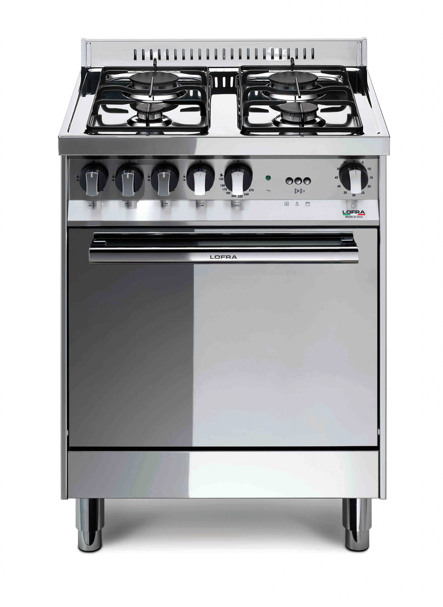 lofra-maxima-m65gv-cuisini-re-gaz-60-cm-inox-4-feux image 1