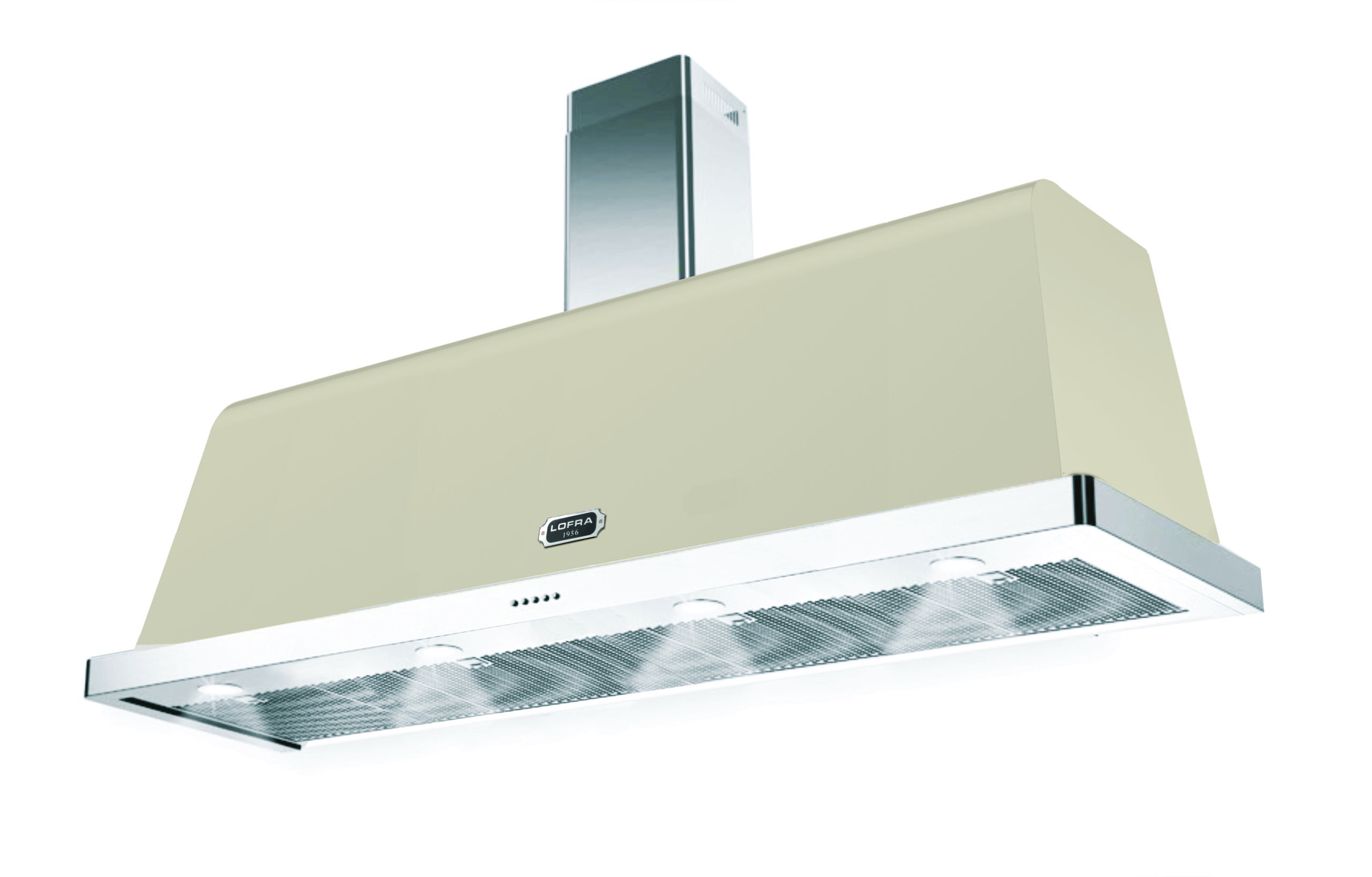 lofra-dolcevita-150-hotte-ivoire-chrome-150-cm-800-m3-h image 1
