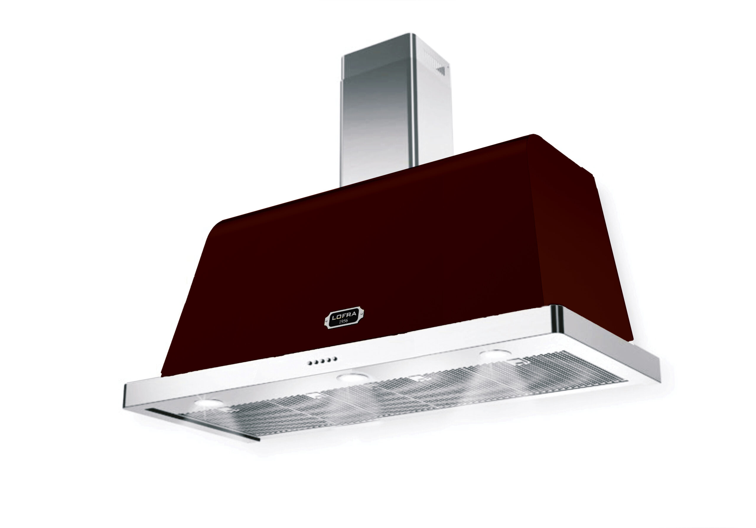 lofra-dolcevita-120-hotte-120-cm-burgundy-chrome-800-m3-h image 1