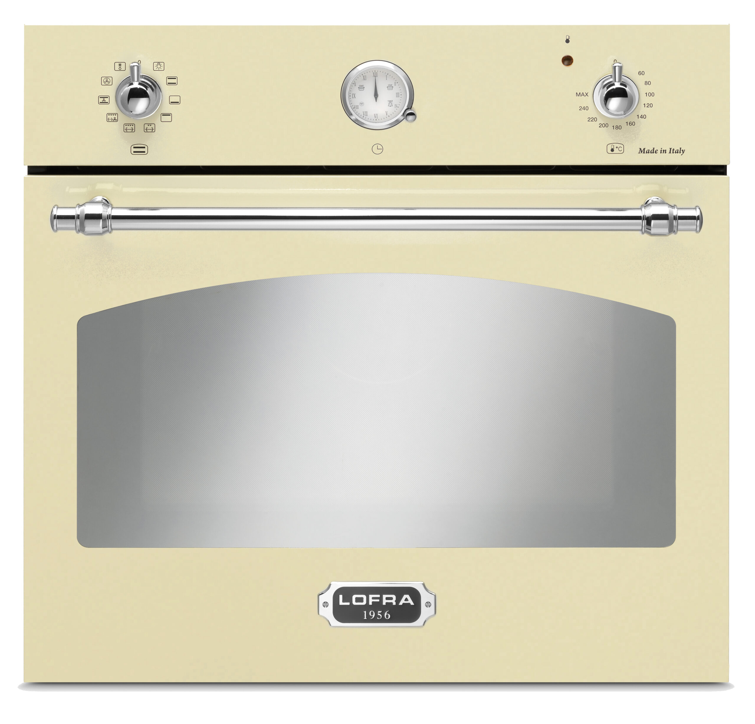 lofra-dolcevita-frbi69ee-four-encastrable-ivoire-chrome-60-cm-72-l image 1