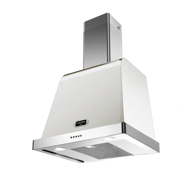lofra-dolcevita-60-hotte-60-cm-blanc-perle-chrome-800-m-h image 1