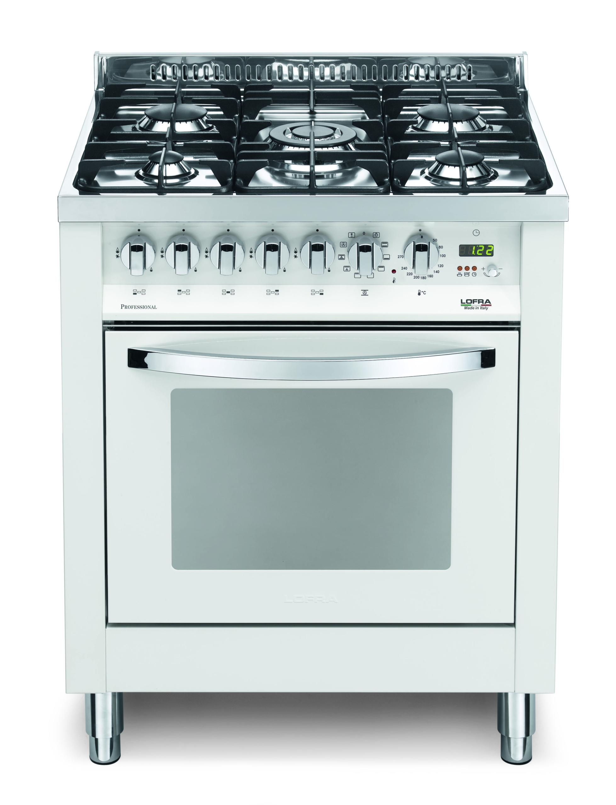 lofra-rainbow-pbp76mft-c-cuisini-re-70cm-blanc-perle-4-feux image 1