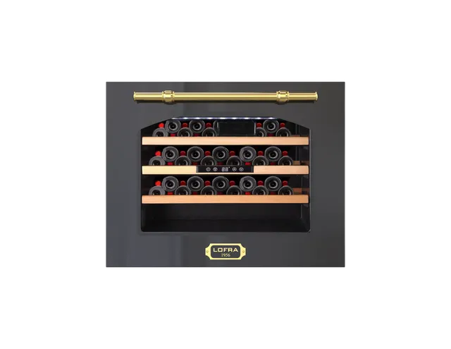 lofra-bottle-cooler-zbrnm24m-0-cave-vin-noir-mat-laiton image 1