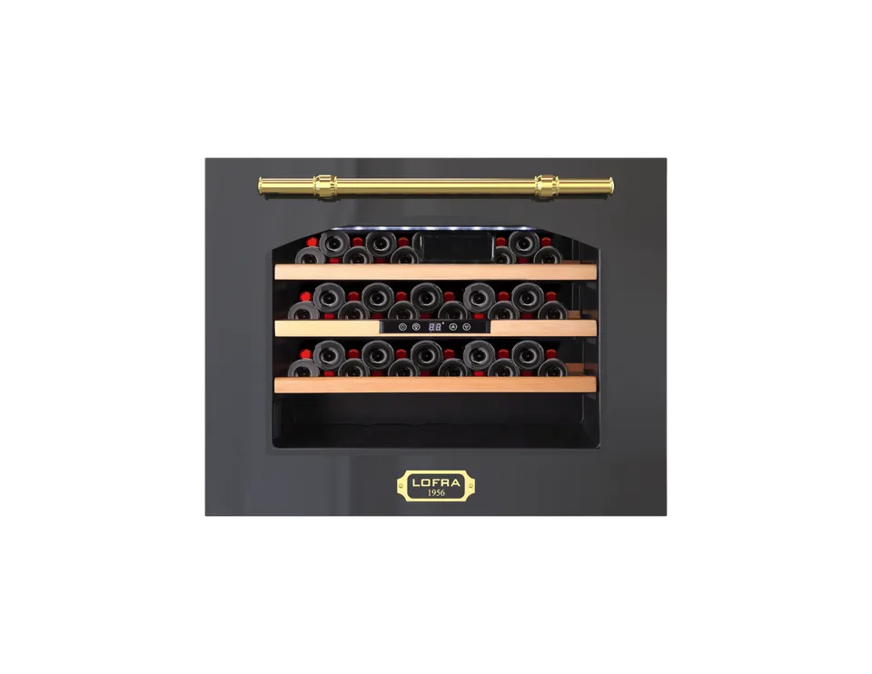 lofra-bottle-cooler-zbrnm24m-0-cave-vin-noir-mat-laiton image 1