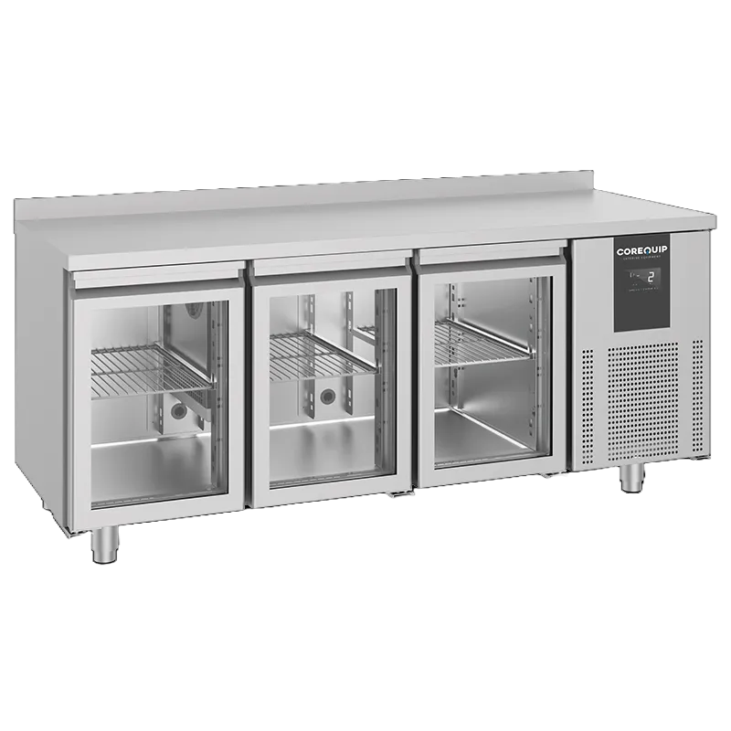 corequip-fr-o-mrvgnf-18003-table-r-frig-r-e-3-portes-vitr-es-inox image 1