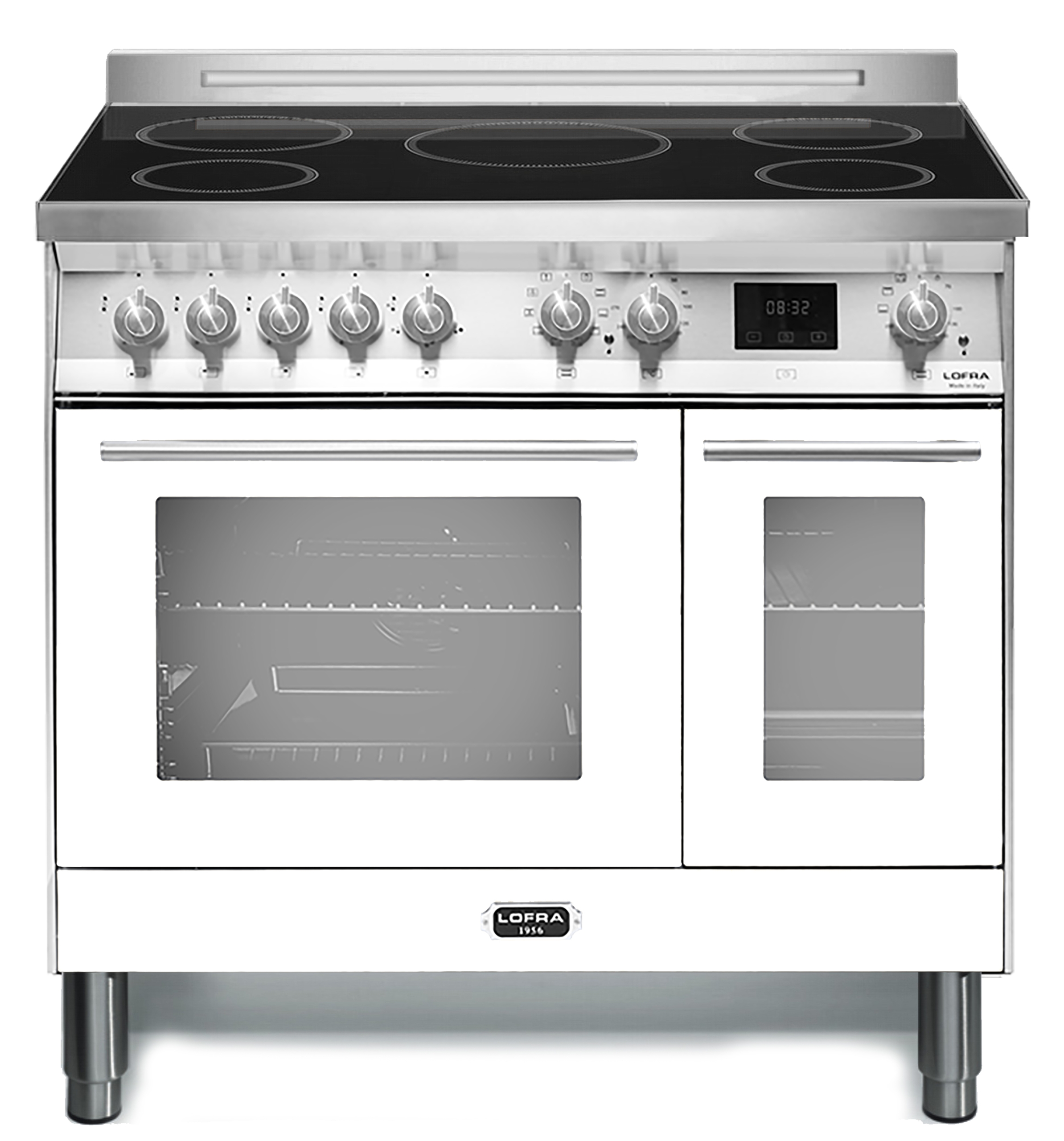 lofra-curva-pbpd96mfte-5i-cuisini-re-induction-blanc-perle image 1