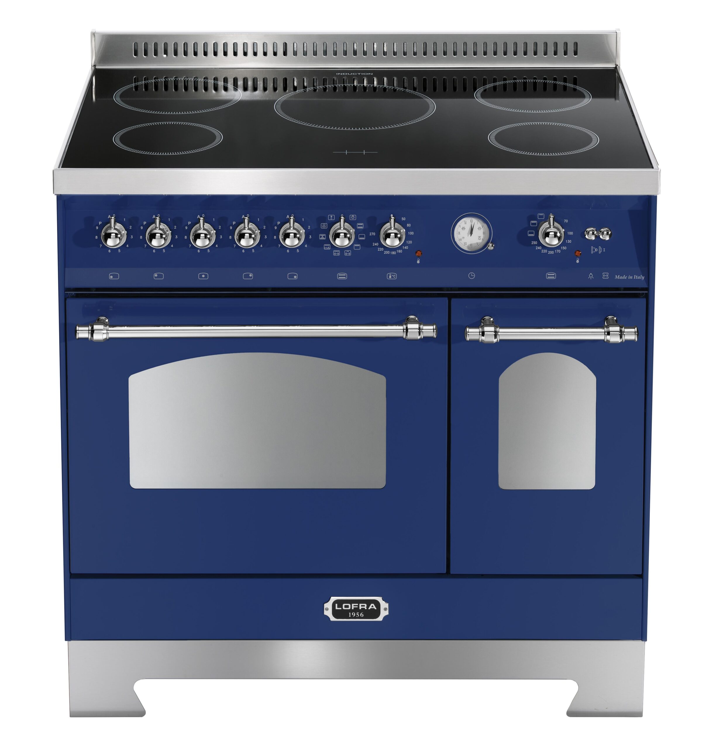 lofra-dolcevita-rbld96mfte-5i-cuisini-re-induction-bleu-chrome image 1