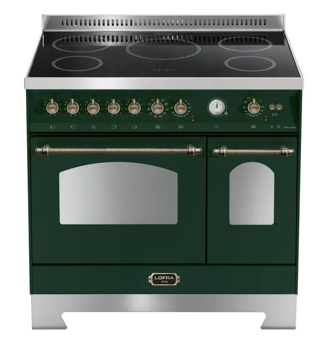 lofra-dolcevita-rvd96mfte-5i-cuisini-re-induction-90-cm-vert-bronze image 1