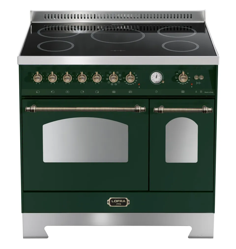 lofra-dolcevita-rvd96mfte-5i-cuisini-re-induction-90-cm-vert-bronze image 1