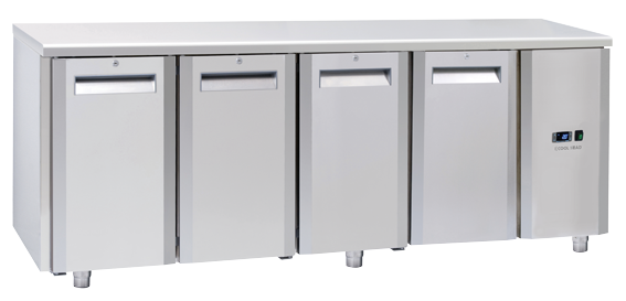 cool-head-europe-inox-qr-4100sg-table-gn1-1-4-portes image 1