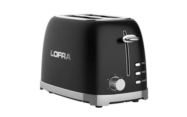 lofra-italnm26e-1-grille-pain-2-tranches-noir-matt image 1