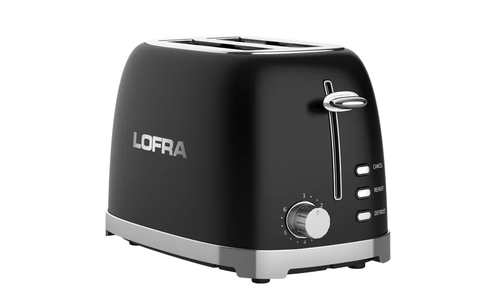 lofra-italnm26e-1-grille-pain-2-tranches-noir-matt image 1