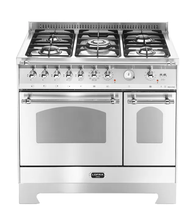 lofra-dolcevita-rbpd96mfte-c-cuisini-re-blanc-perle-chrome image 1