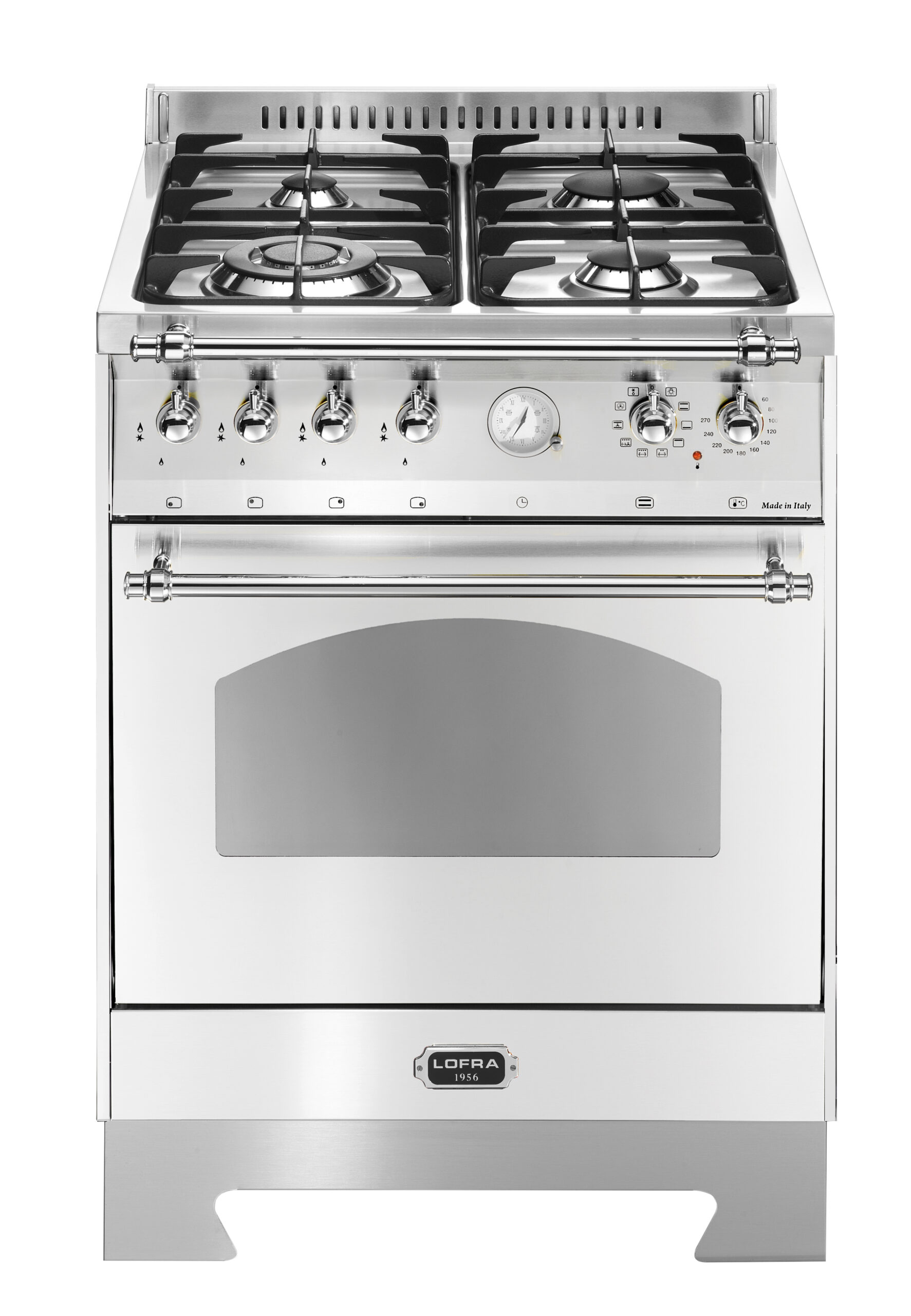 lofra-dolcevita-rbp66mft-c-cuisini-re-60cm-chrome-4-feux image 1