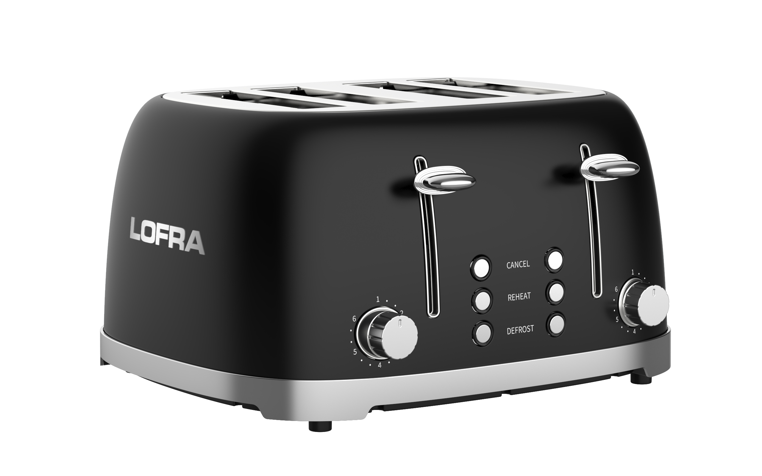 lofra-itanm46e-1-grille-pain-4-tranches-noir-mat-6-niveaux image 1