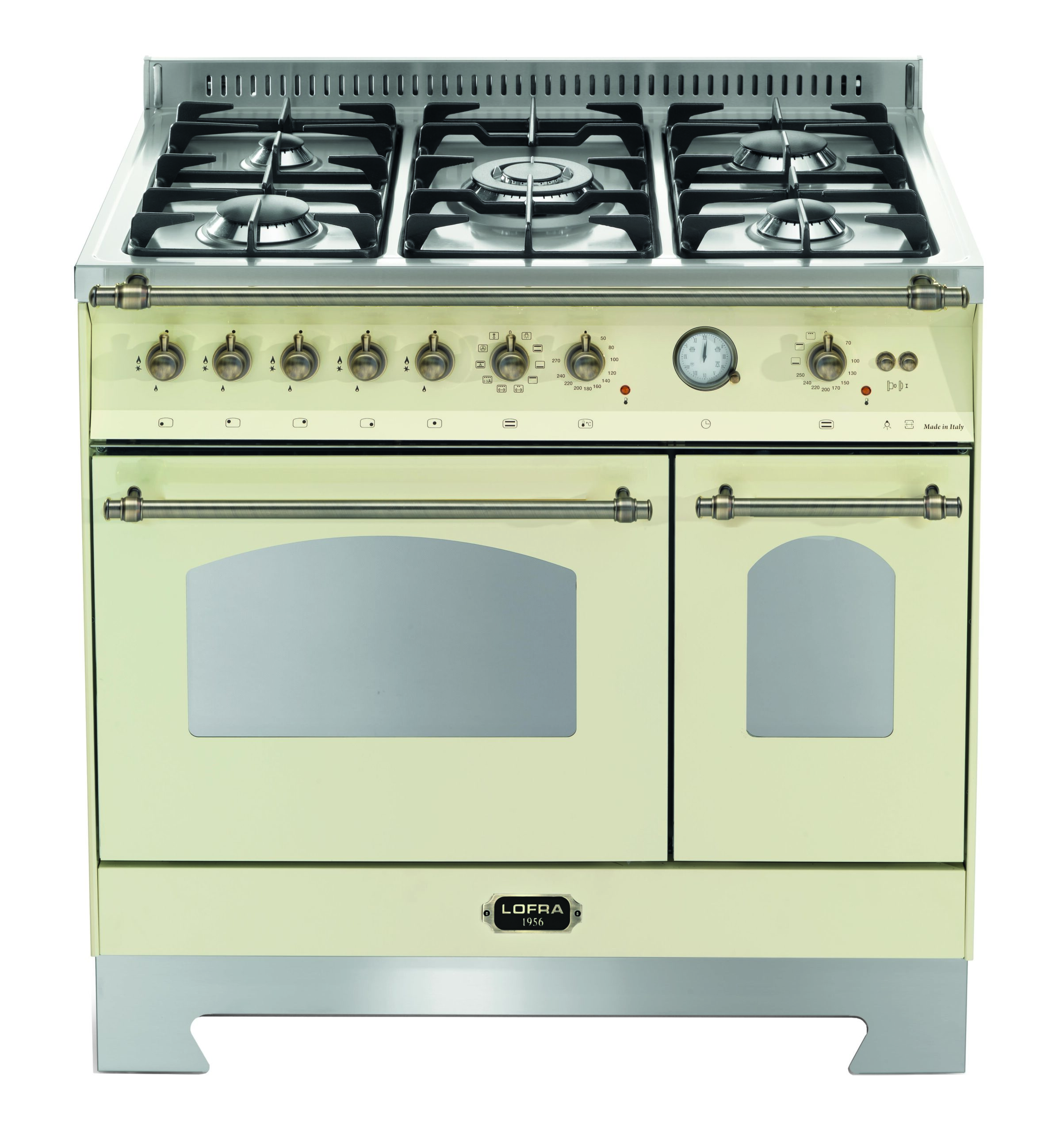 lofra-dolcevita-rbid96gvgte-ci-cuisini-re-ivoire-double-four-gaz image 1