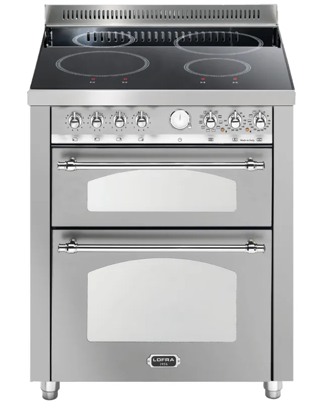 lofra-dolcevita-rsud76mfte-4i-cuisini-re-70-cm-inox-chrome image 1