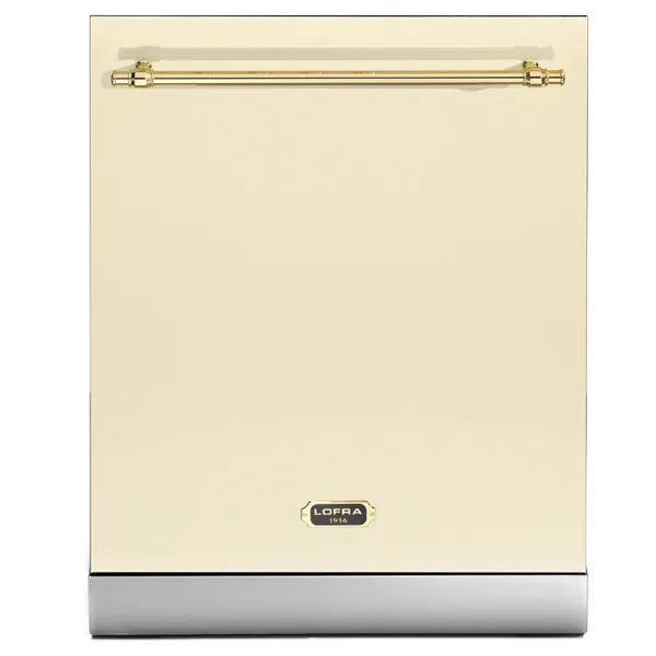 lofra-dolcevita-kit-porte-lave-vaisselle-ivoire-60-cm-inox image 1