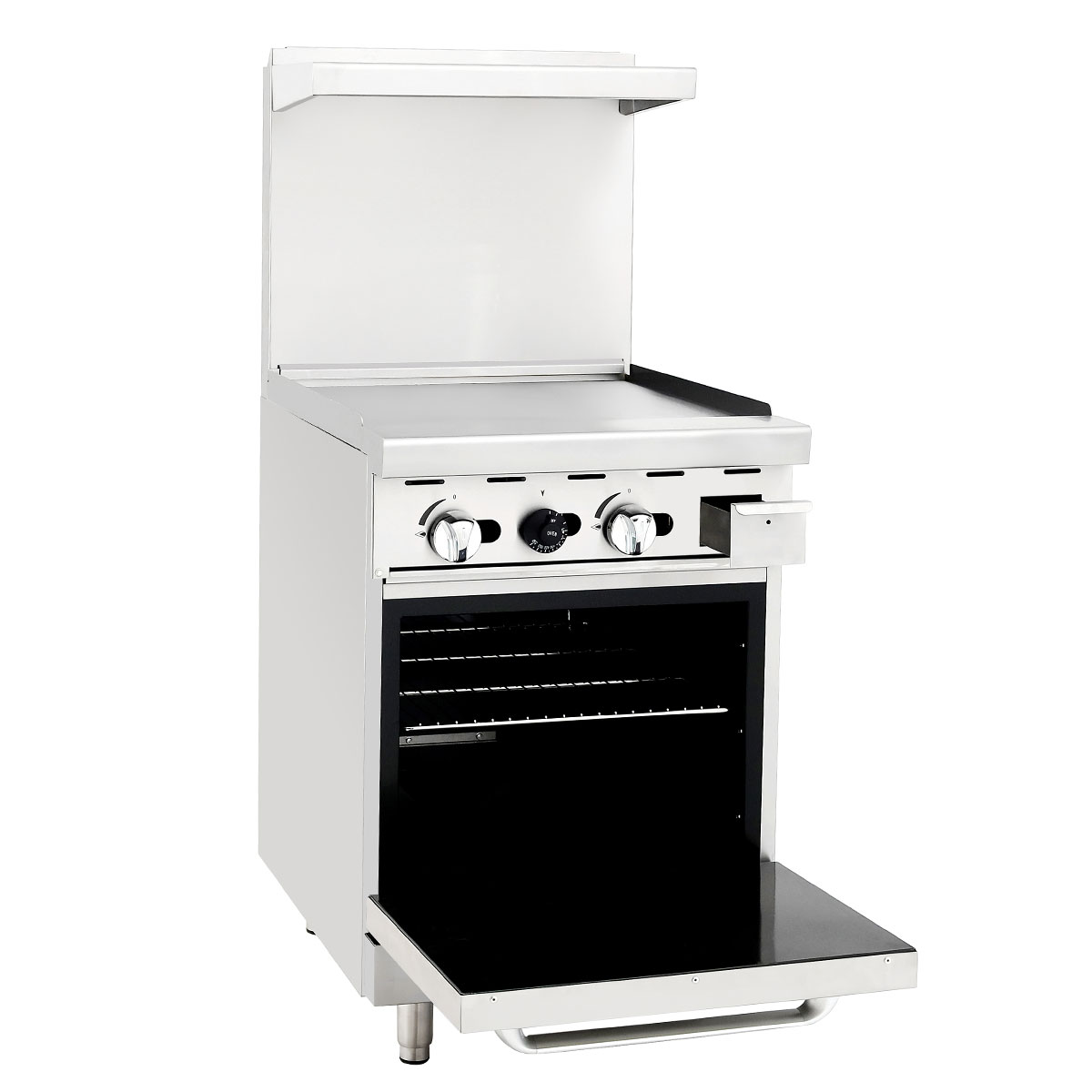 cookrite-agr-24g-piano-gaz-plancha-60-cm-four-inox image 3