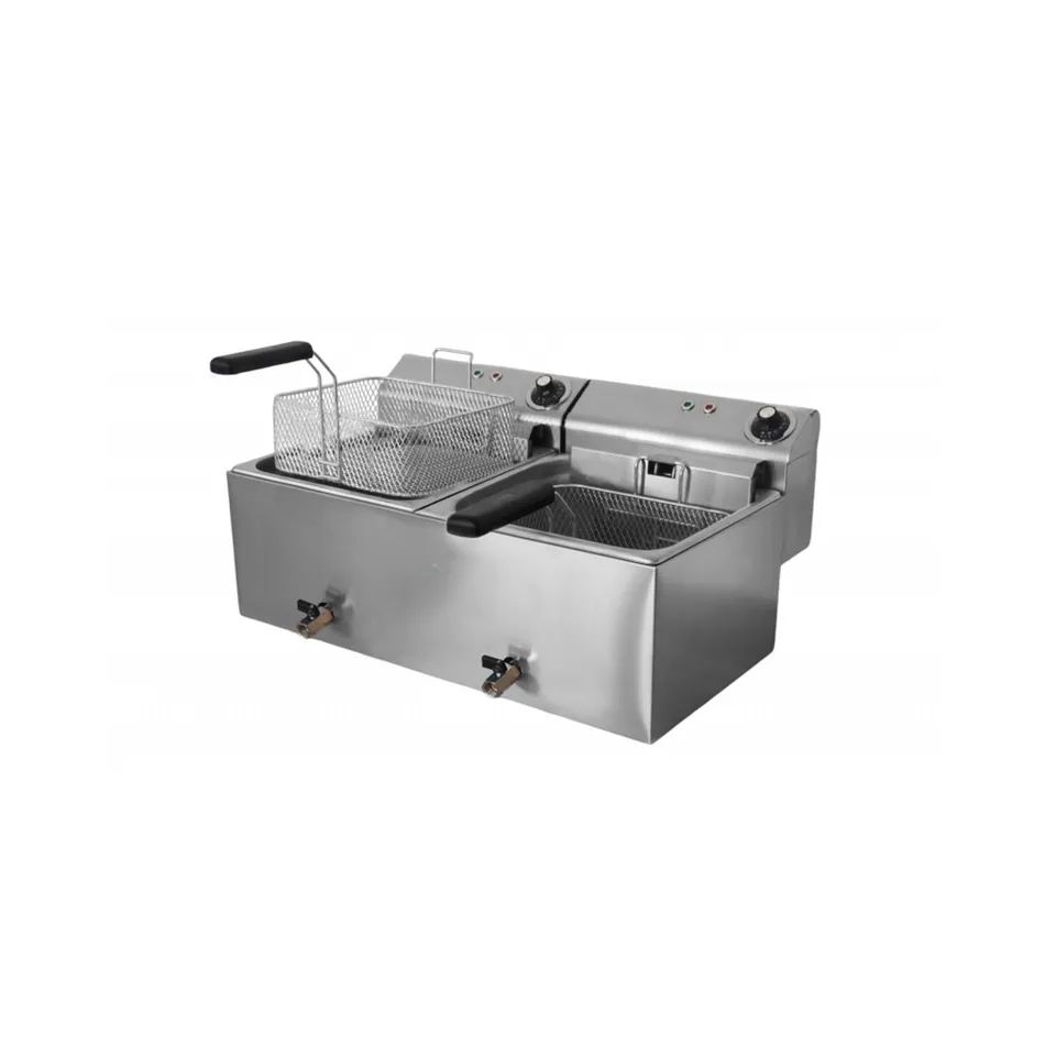 horekus-cocina-f1010fc-friteuse-lectrique-double-10l-10l-robinet image 1