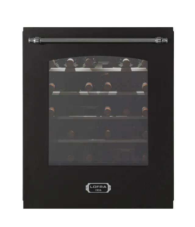 lofra-zbrnm36t-cave-vin-36-bouteilles-noir-mat-chrome image 1