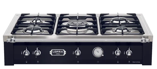 lofra-dolcevita-trnm96-5-plaque-gaz-4-feux-noir-triple-couronne image 1