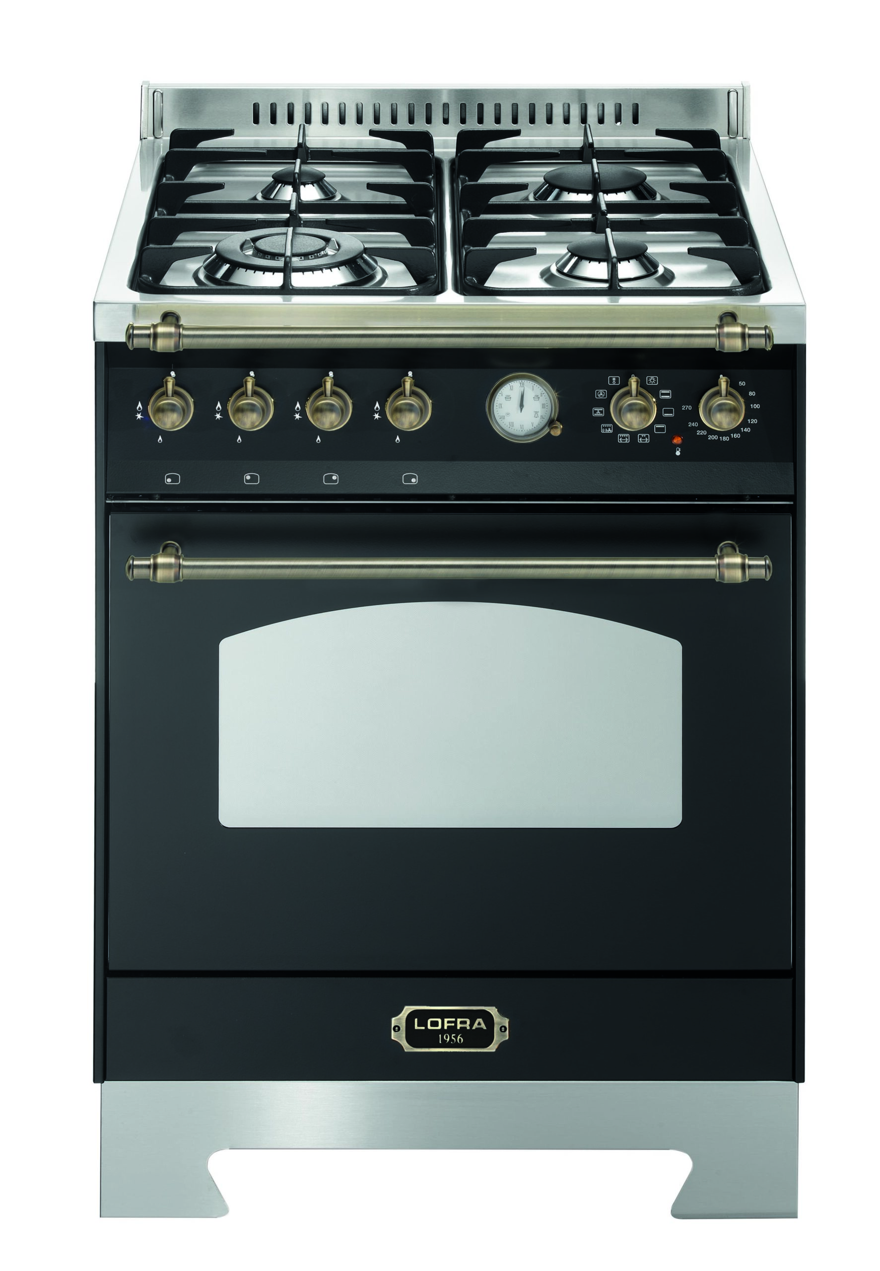 lofra-dolcevita-rnm66mft-ci-cuisini-re-gaz-noir-bronze image 1