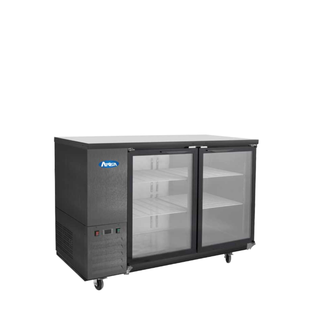 atosa-back-bar-sbb59ggraus2-frigo-bar-2-portes-verre-noir image 2